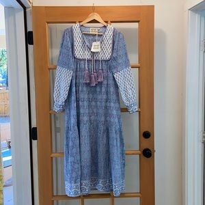 SZ Blockprints Jodhpur Dress in Pineapple Print